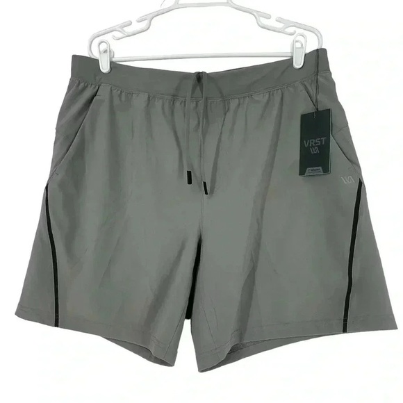 VRST Stealth 7” Lined Shorts Men’s XL Silver Shadow Quick Dry UV Protection NWT - Picture 1 of 14